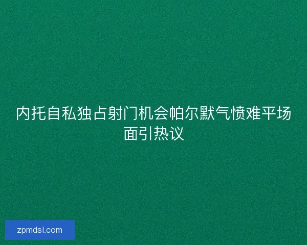 内托自私独占射门机会帕尔默气愤难平场面引热议